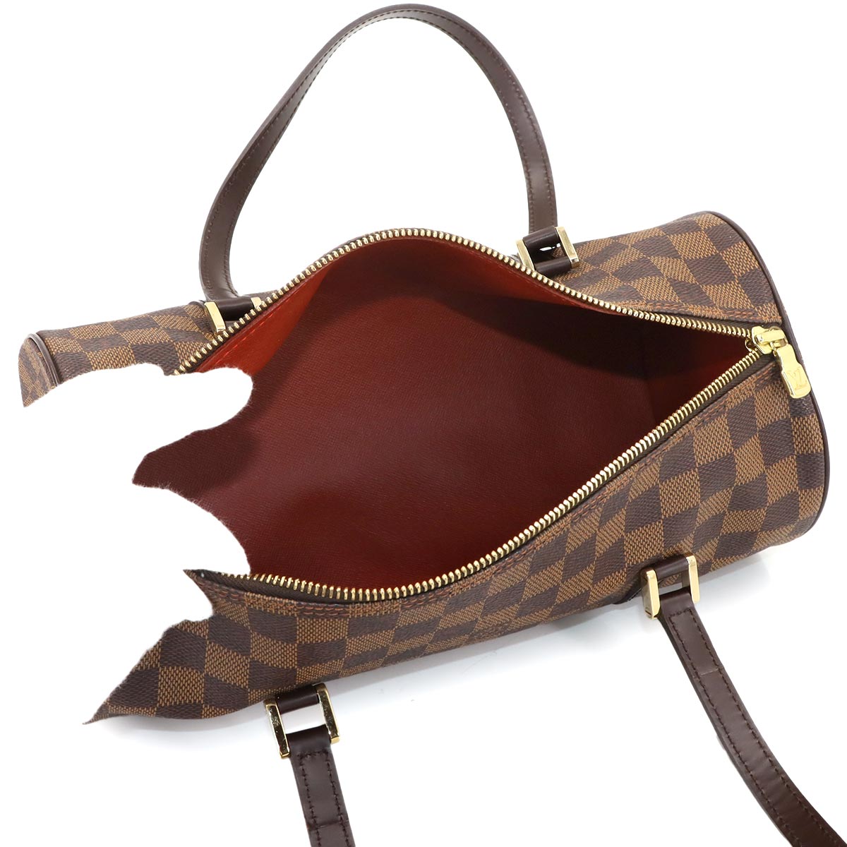 Damier Papillon 30 Hand Bag Ebene N51303 Pouch Purse