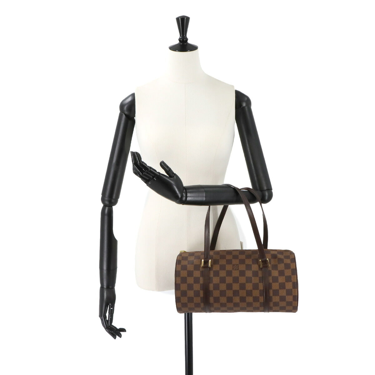 Damier Papillon 30 Hand Bag Ebene N51303 Pouch Purse