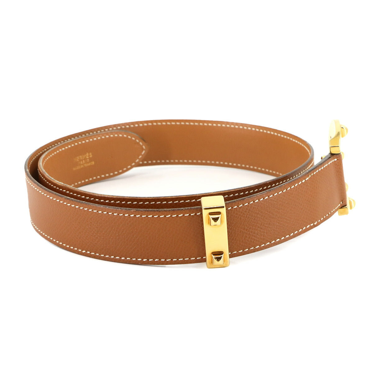 Horseshoe Belt Couchevel Epsom Gold 70 Women's