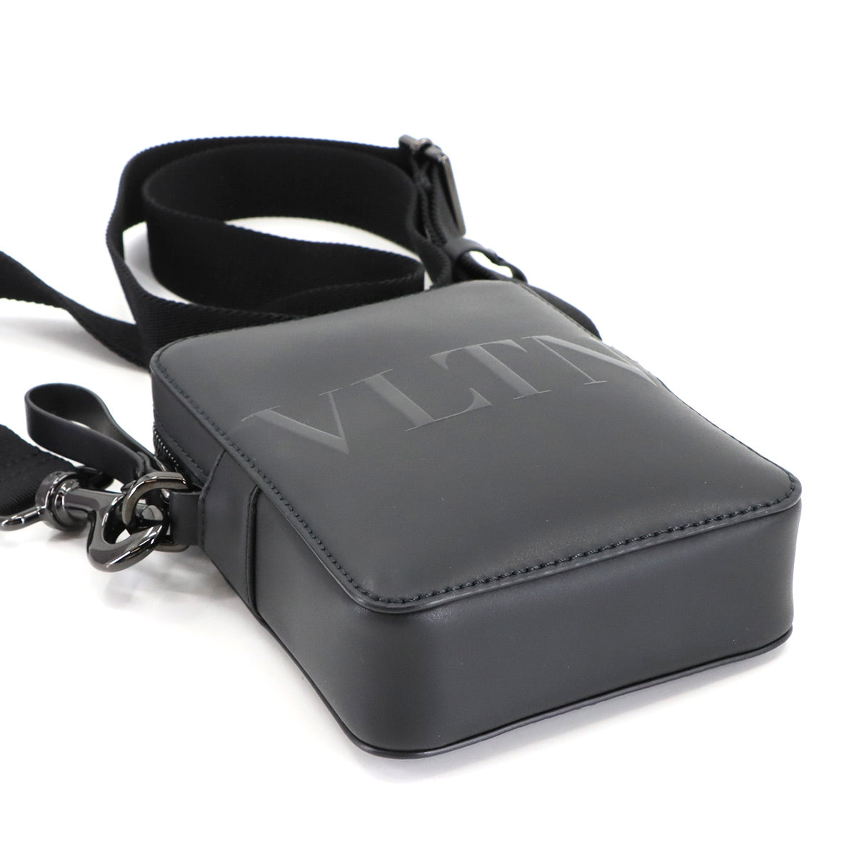 VLTN Logo Small Cross body Shoulder Bag Leather