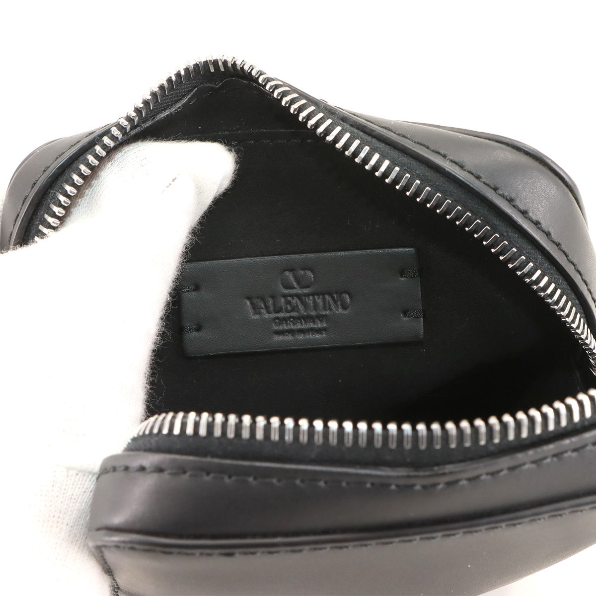 VLTN Logo Small Cross body Shoulder Bag Leather