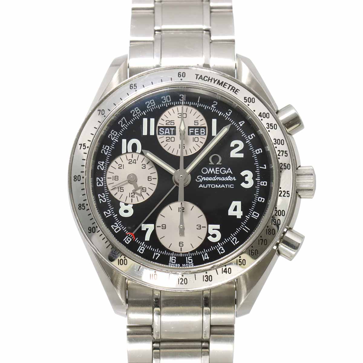 Speedmaster Triple Calendar 3523.51 Automatic Black Dial Mens