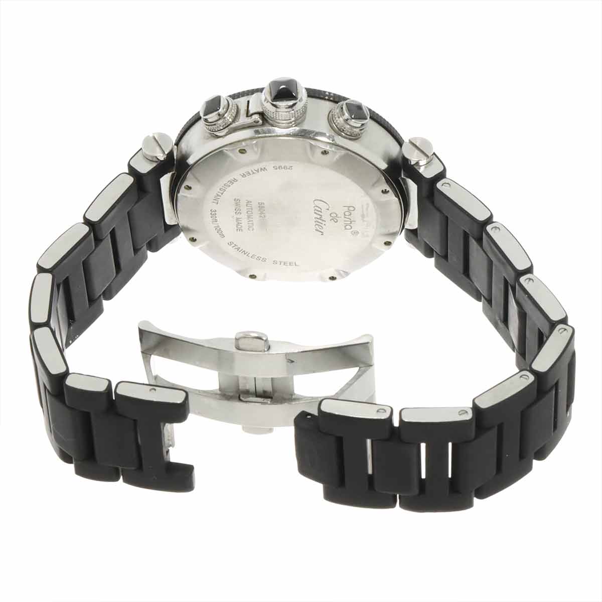 Pasha Chronograph W31088U2 Automatic Black Dial Mens