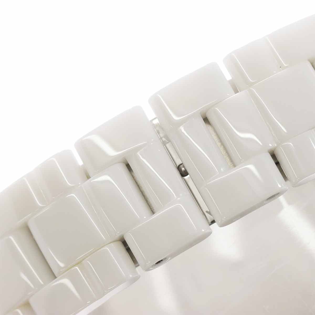 J12 Chronograph H2009 9P Diamond Date White Dial Mens Watch