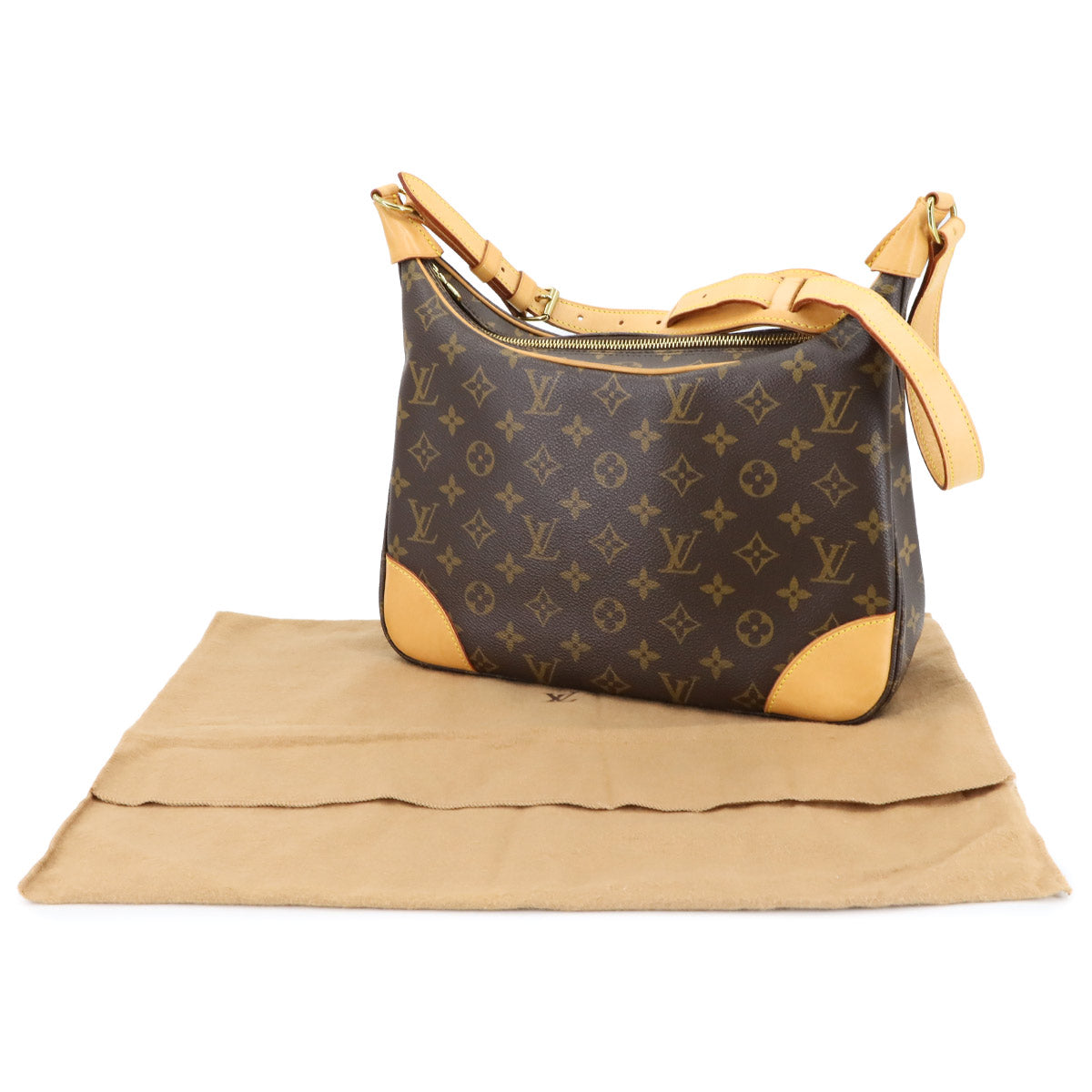 Monogram Boulogne Shoulder Bag Brown M51265 Purse