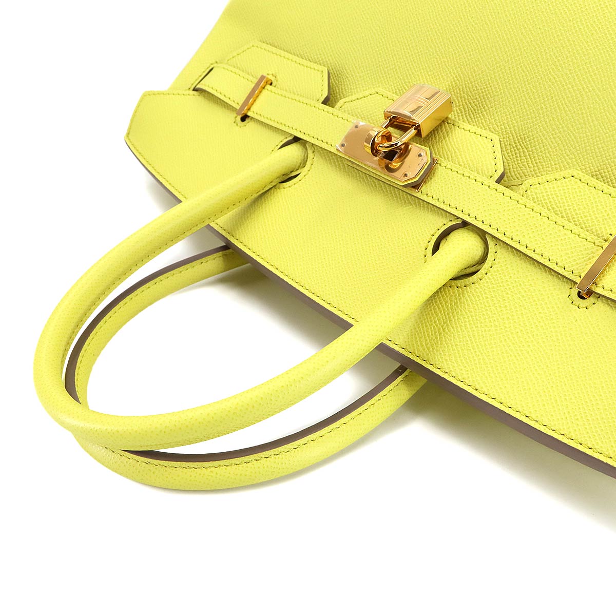 Birkin 35 Veau Epsom Soufre Hand Bag Purse