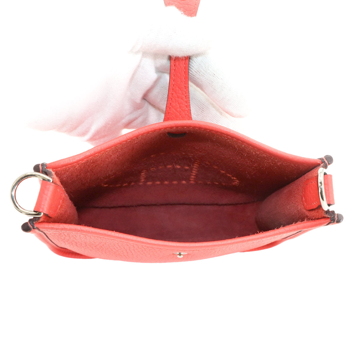 Evelyne Amazone TPM Shoulder Bag Taurillon Clemence Rose Jaipur