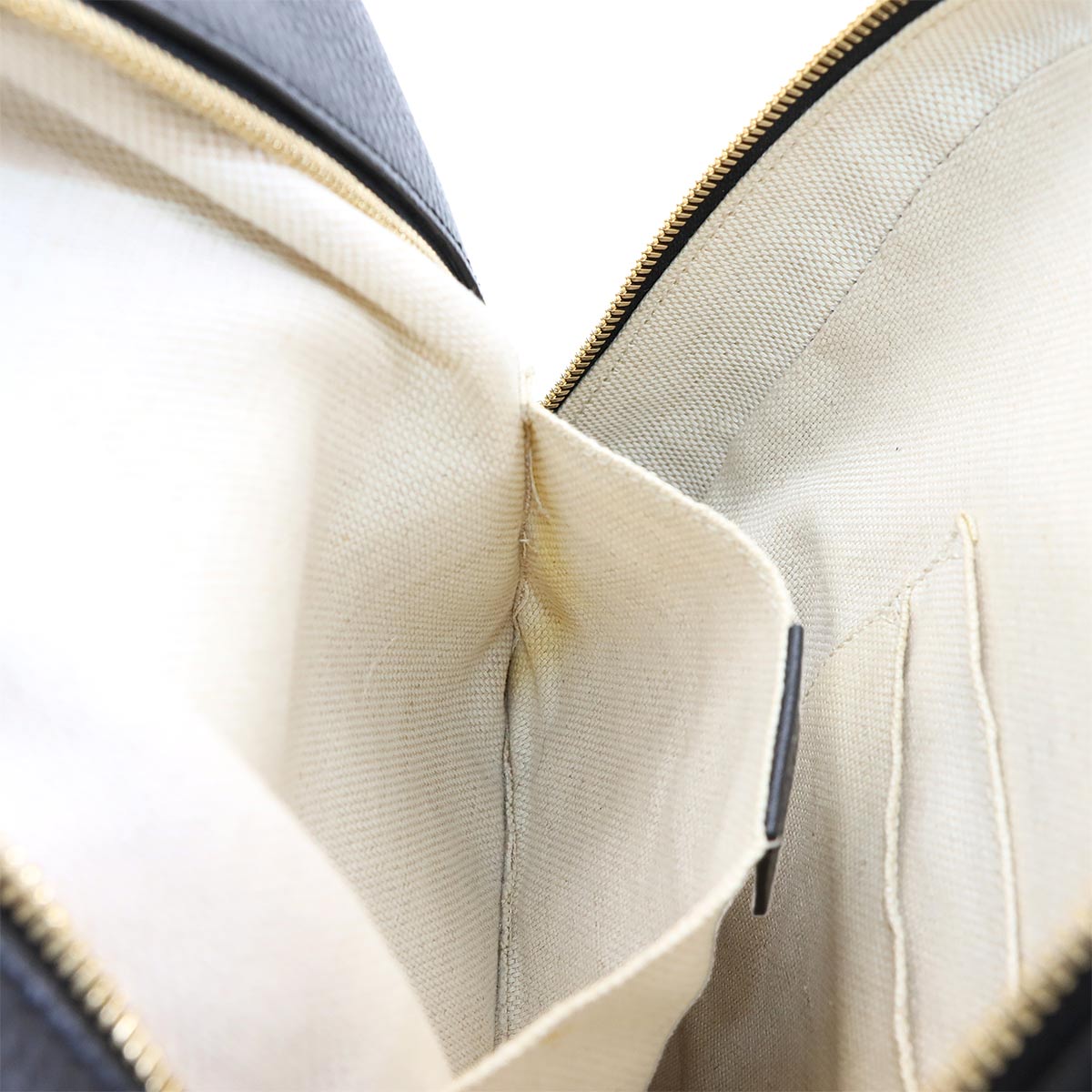 Interlocking G Soho Back Pack Leather Black 536192 Purse