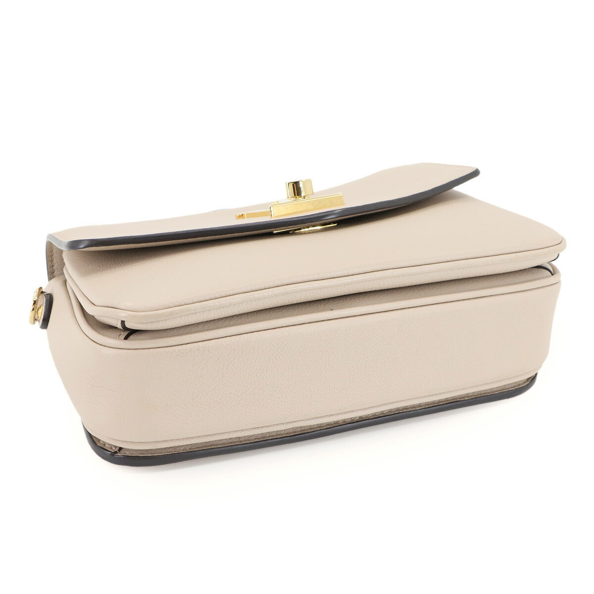 Oxford Hand Shoulder Bag Leather Greige M22792