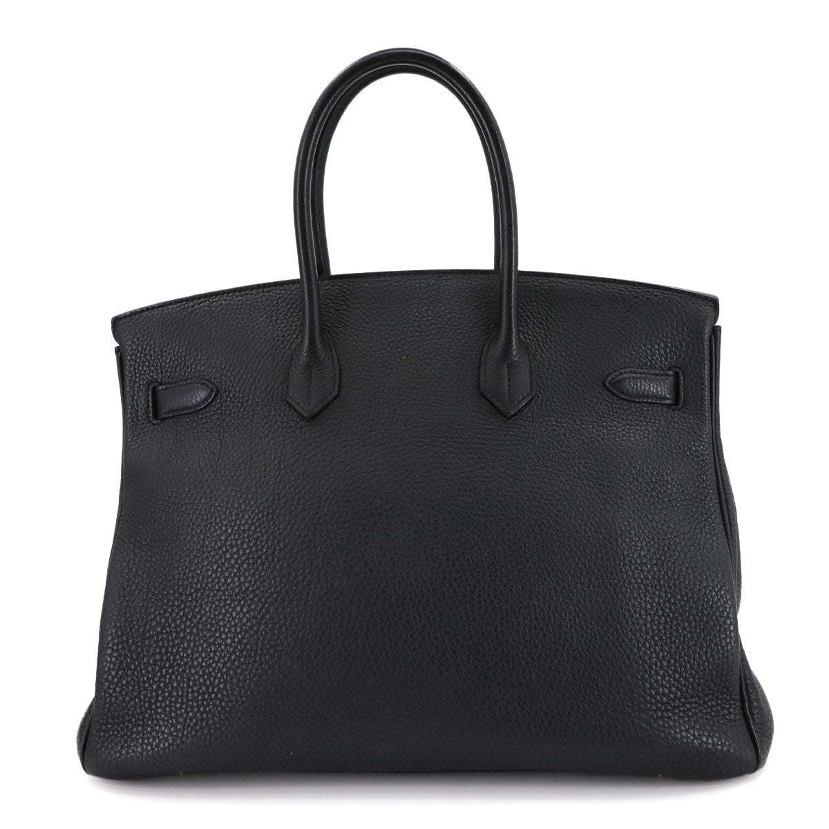 Birkin 35 Hand Bag Togo Leather Black Purse