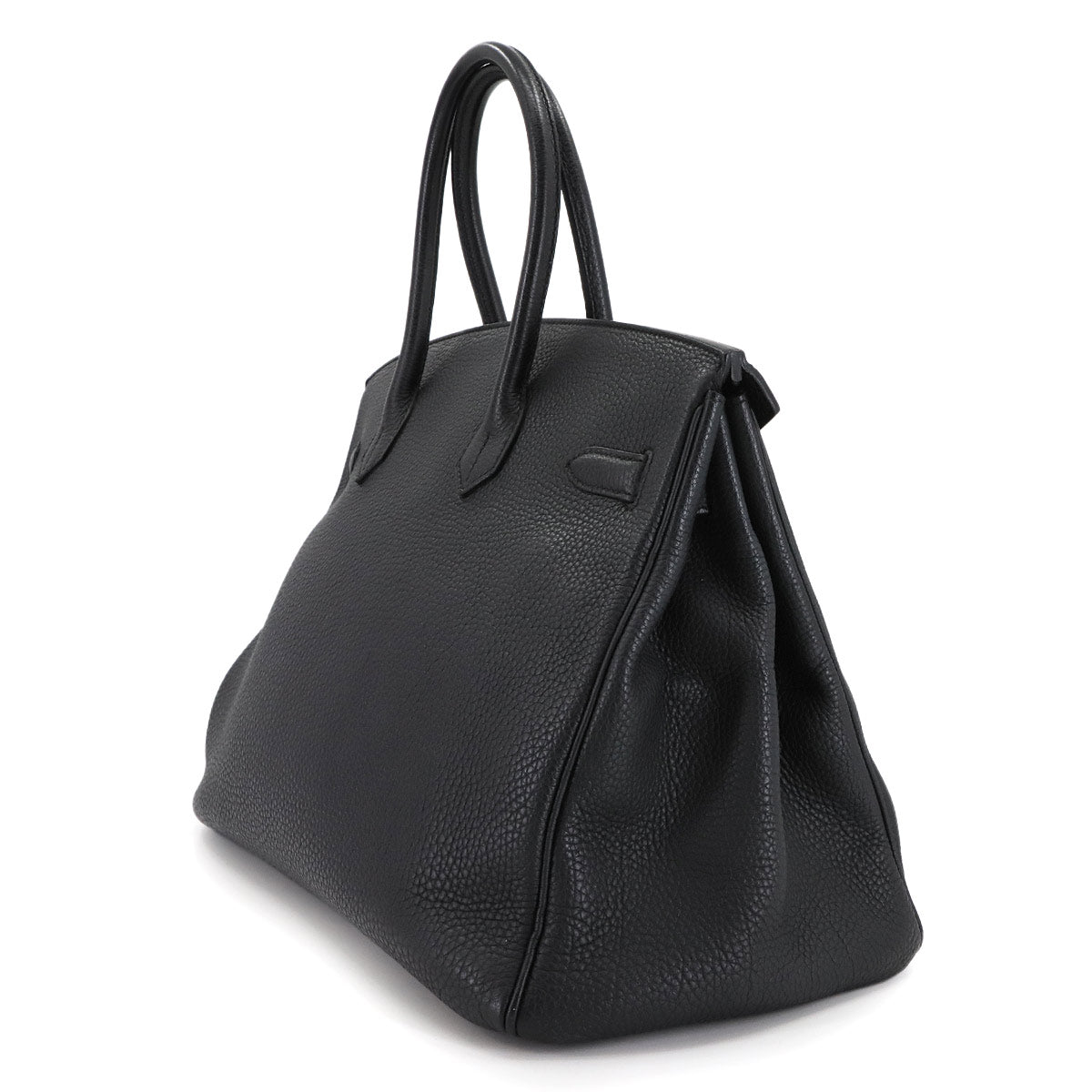 Birkin 35 Hand Bag Togo Leather Black Purse