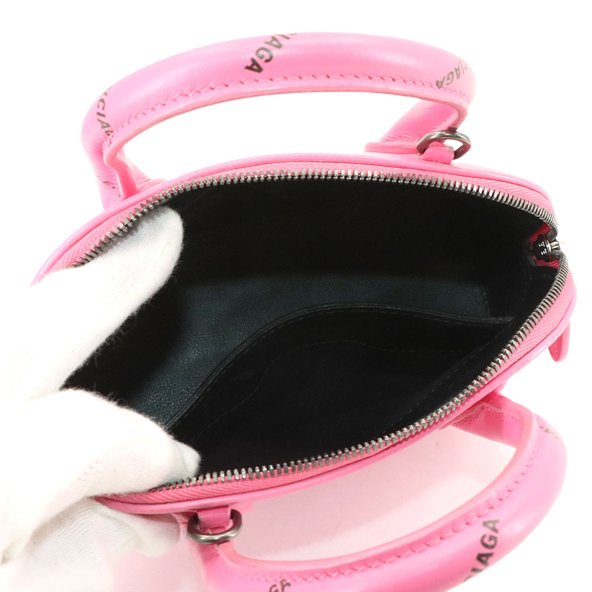 Ville Top Handle XXS 2way Hand Shoulder Bag Pink 550646