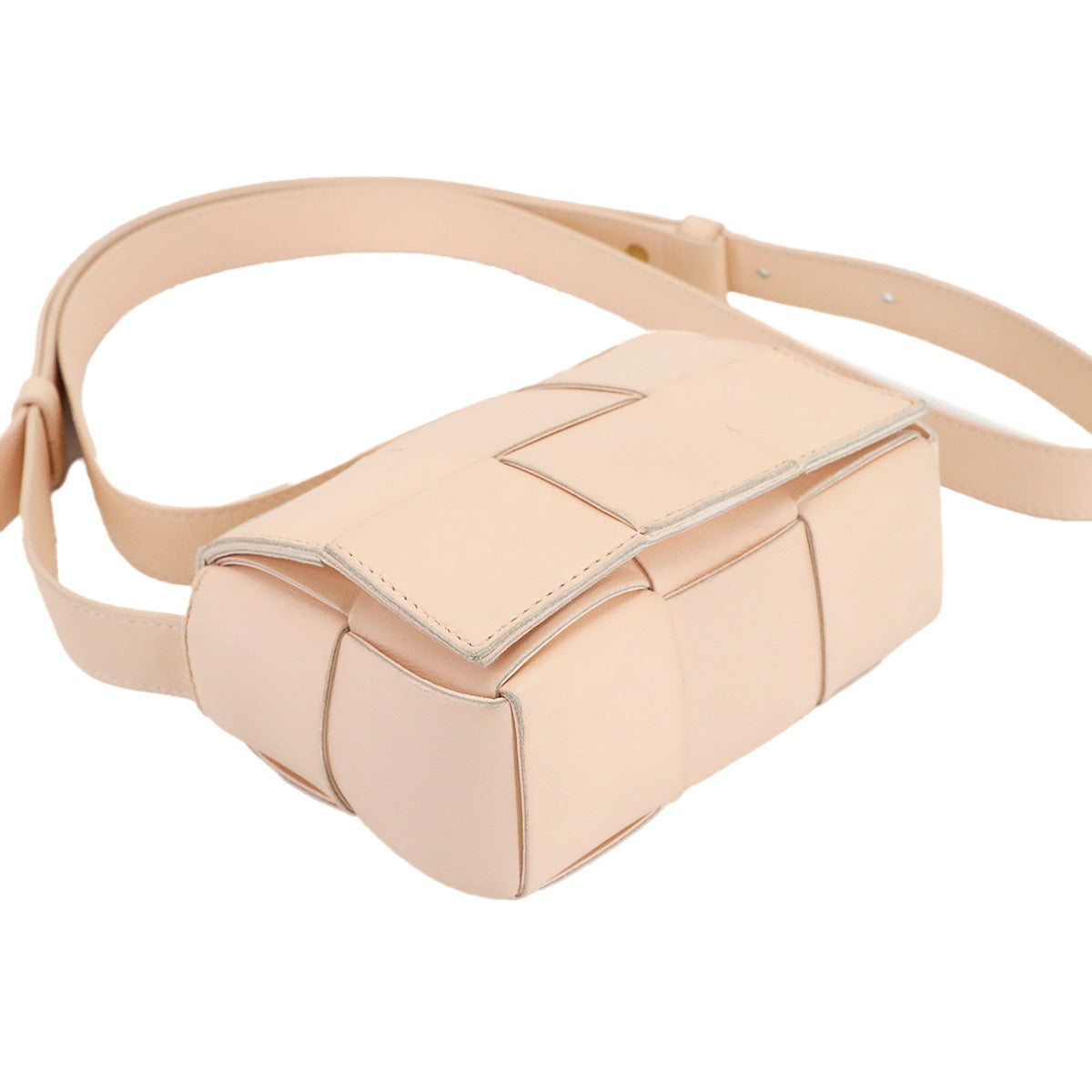 Intrecciato Candy Cassette Shoulder Bag Leather