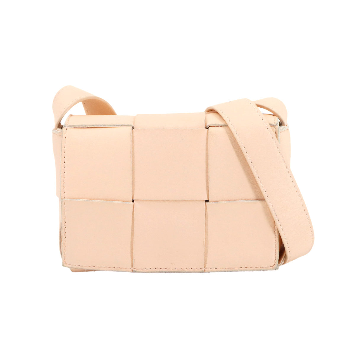 Intrecciato Candy Cassette Shoulder Bag Leather