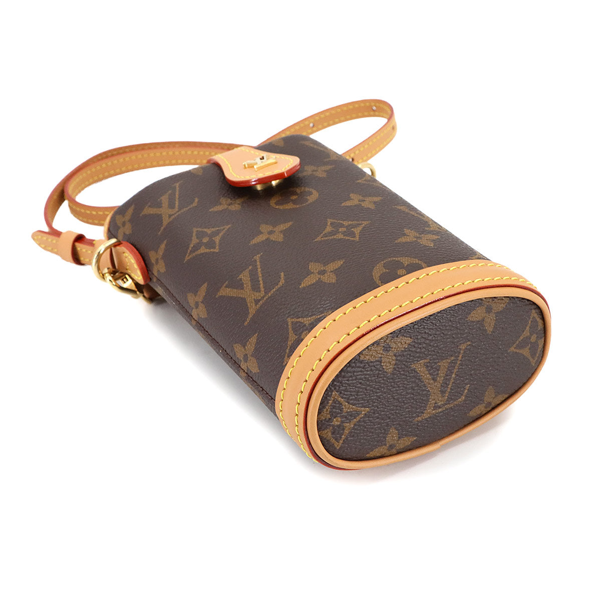 Monogram Fold Me Pouch Shoulder Bag Brown M80874