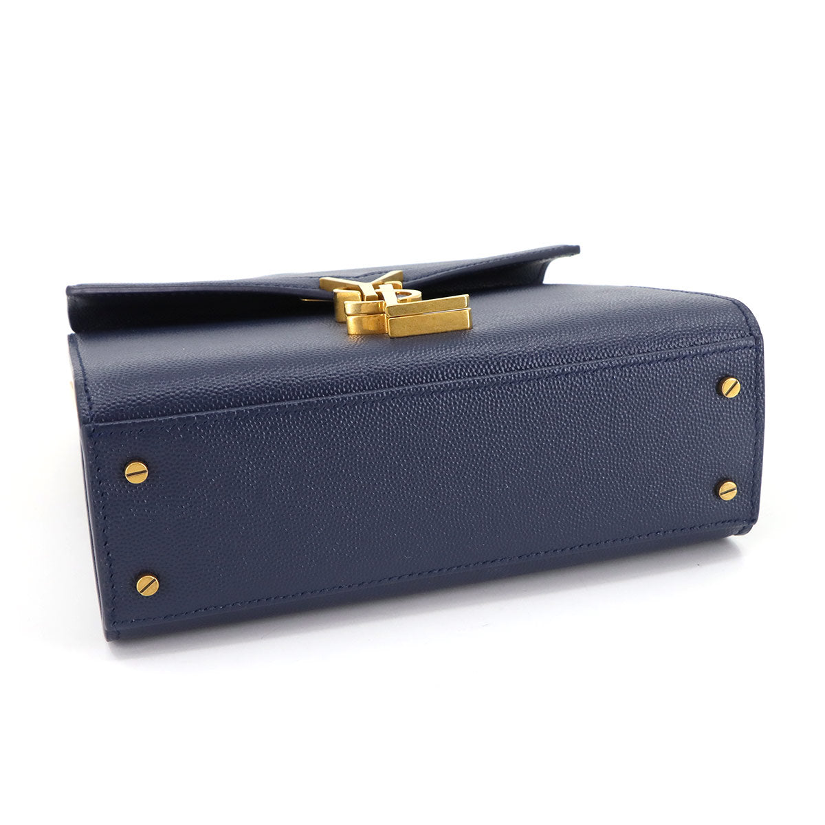 Cassandra Top handle Mini Hand Shoulder Bag Navy 623930