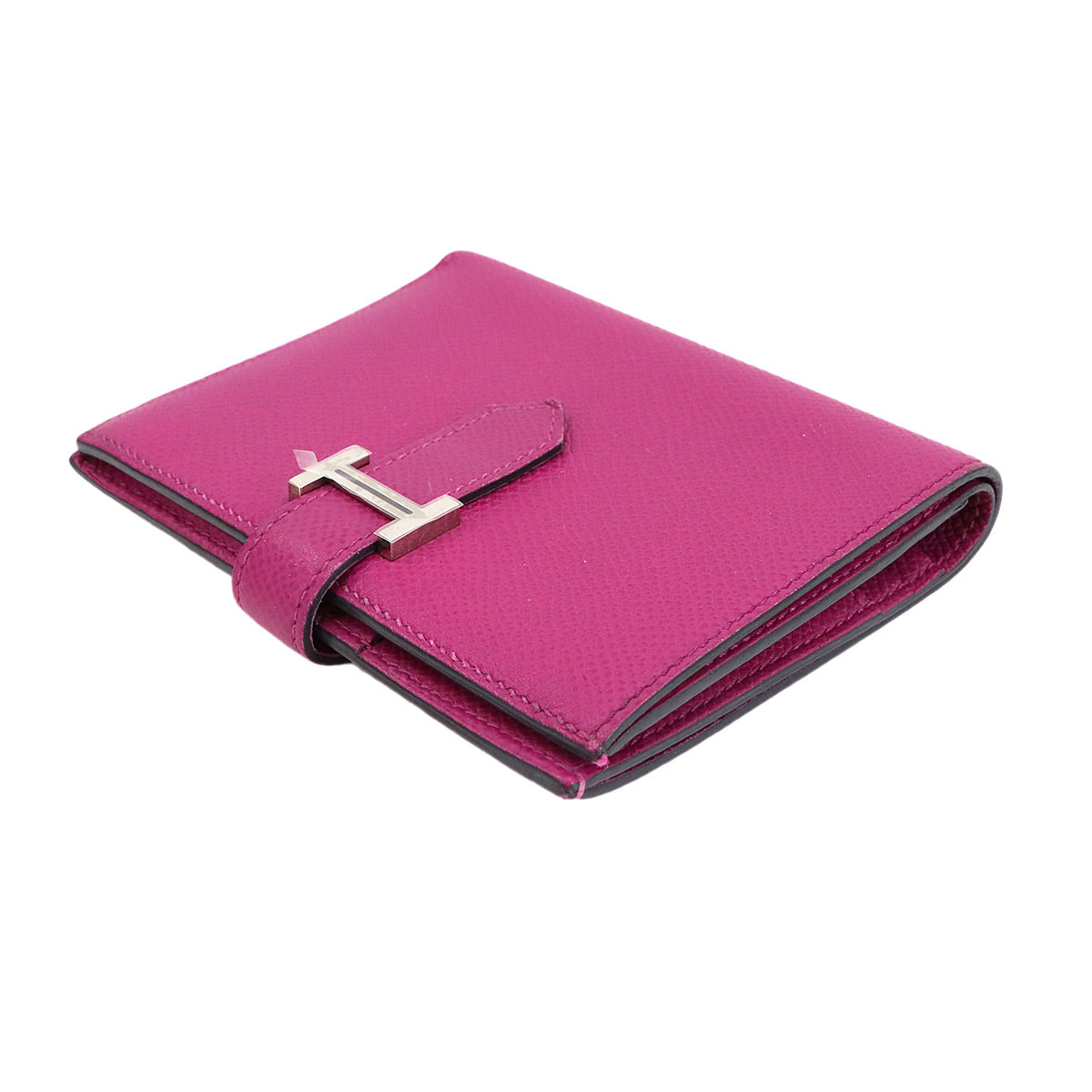 Bearn Compact Wallet Veau Epsom Rose Purple
