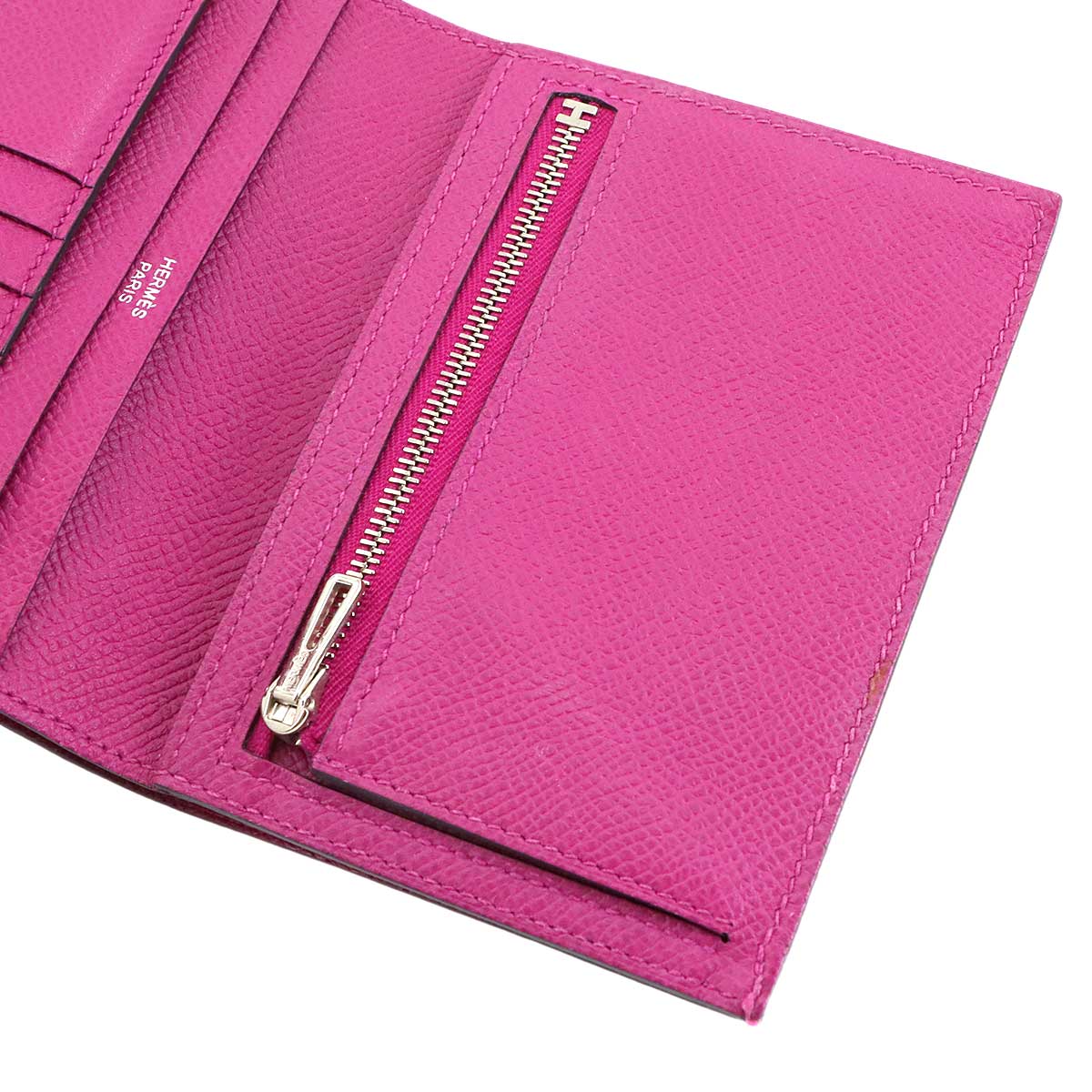 Bearn Compact Wallet Veau Epsom Rose Purple