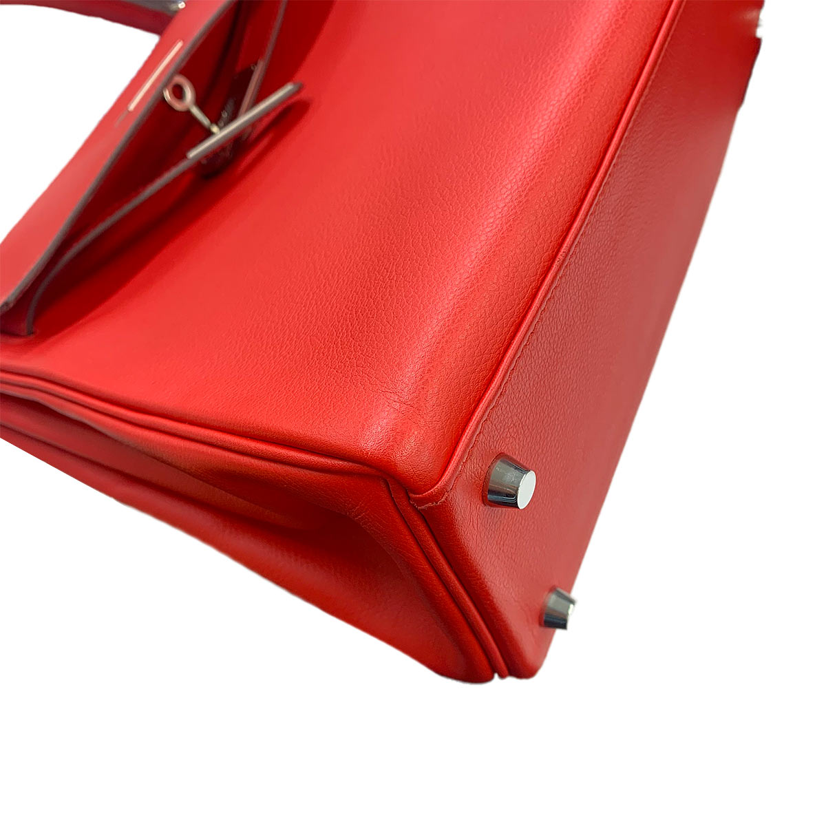 Kelly 28 Evercolor Hand Shoulder Bag Rouge de coeur