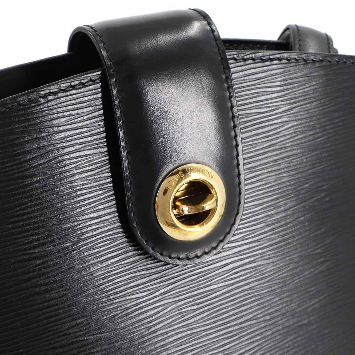 Epi Cluny Shoulder Bag Leather Noir M52252 Purse