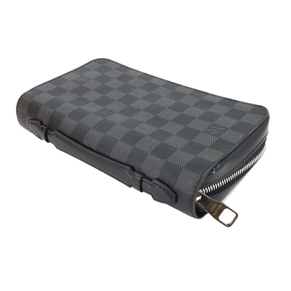 Damier Graphite Zippy XL Long Wallet Black Gray N41503
