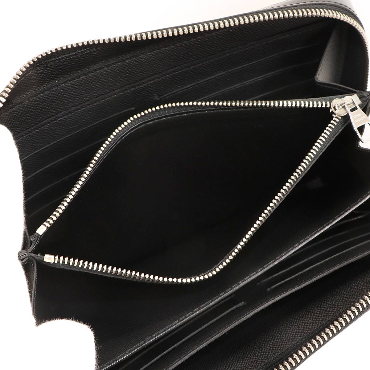 Damier Graphite Zippy XL Long Wallet Black Gray N41503