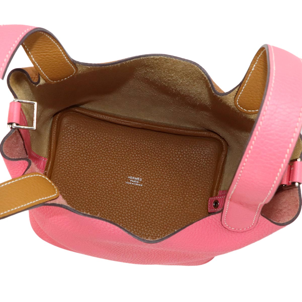Picotin Lock Casaque PM Hand Bag Taurillon Clemence Rose Azalee
