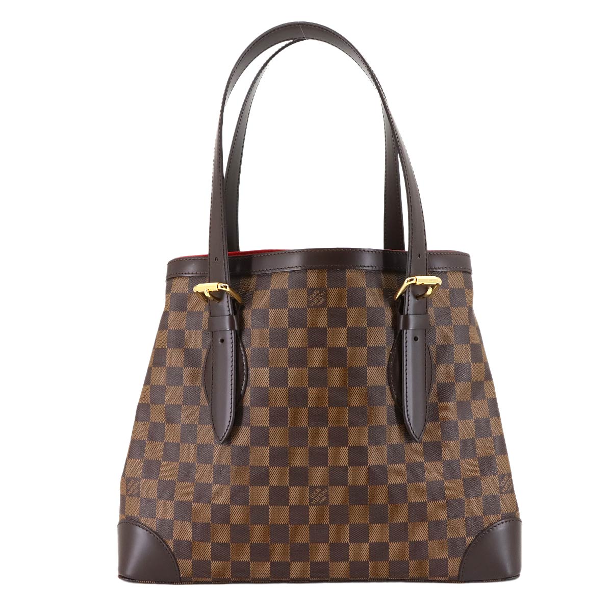 Damier Hampstead MM Tote Bag Ebene Brown N51204 Purse