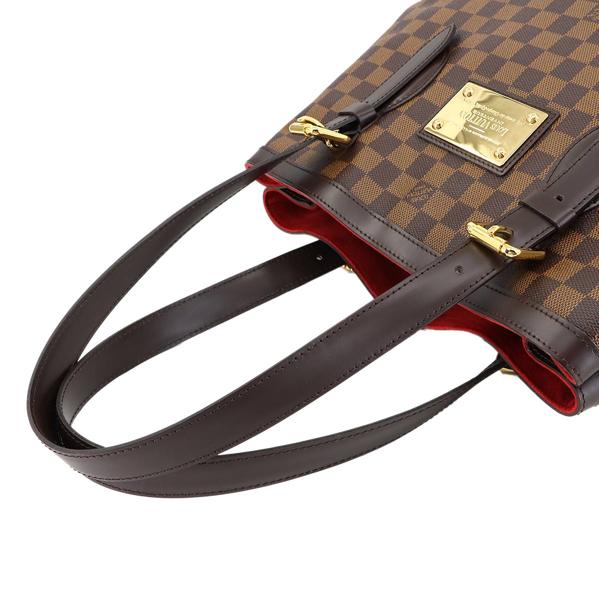 Damier Hampstead MM Tote Bag Ebene Brown N51204 Purse