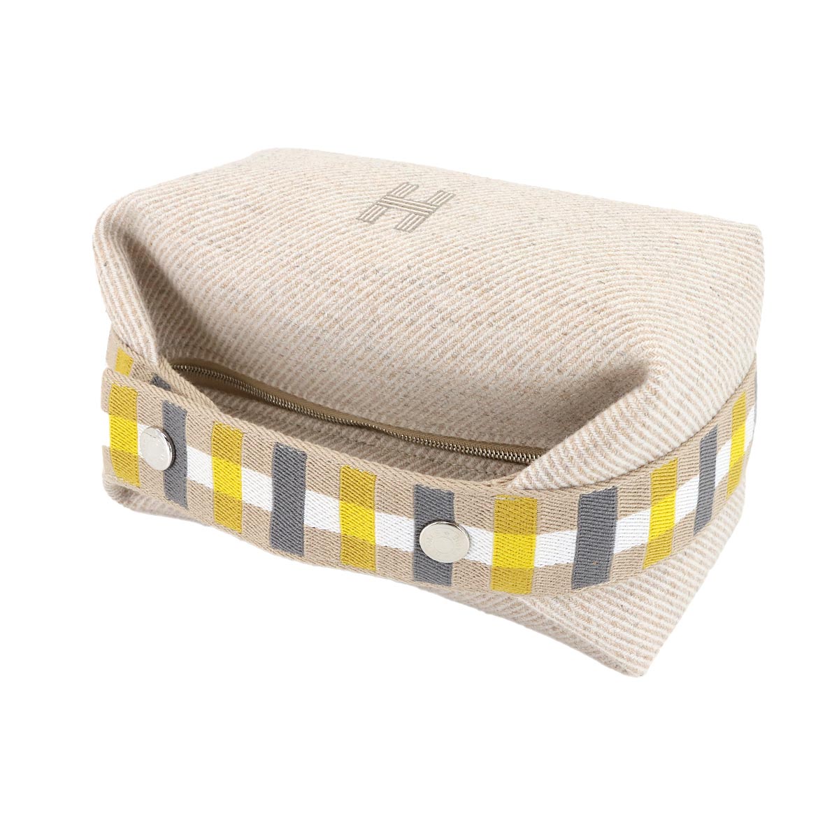 Bride a Brac PM Au Carre Hand Bag Wool Seigle Pouch