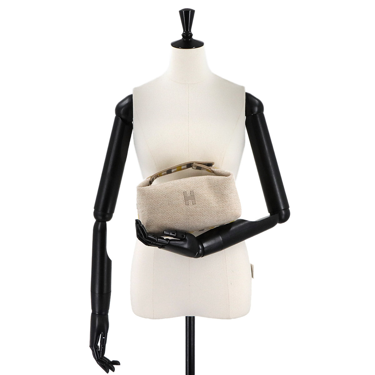 Bride a Brac PM Au Carre Hand Bag Wool Seigle Pouch