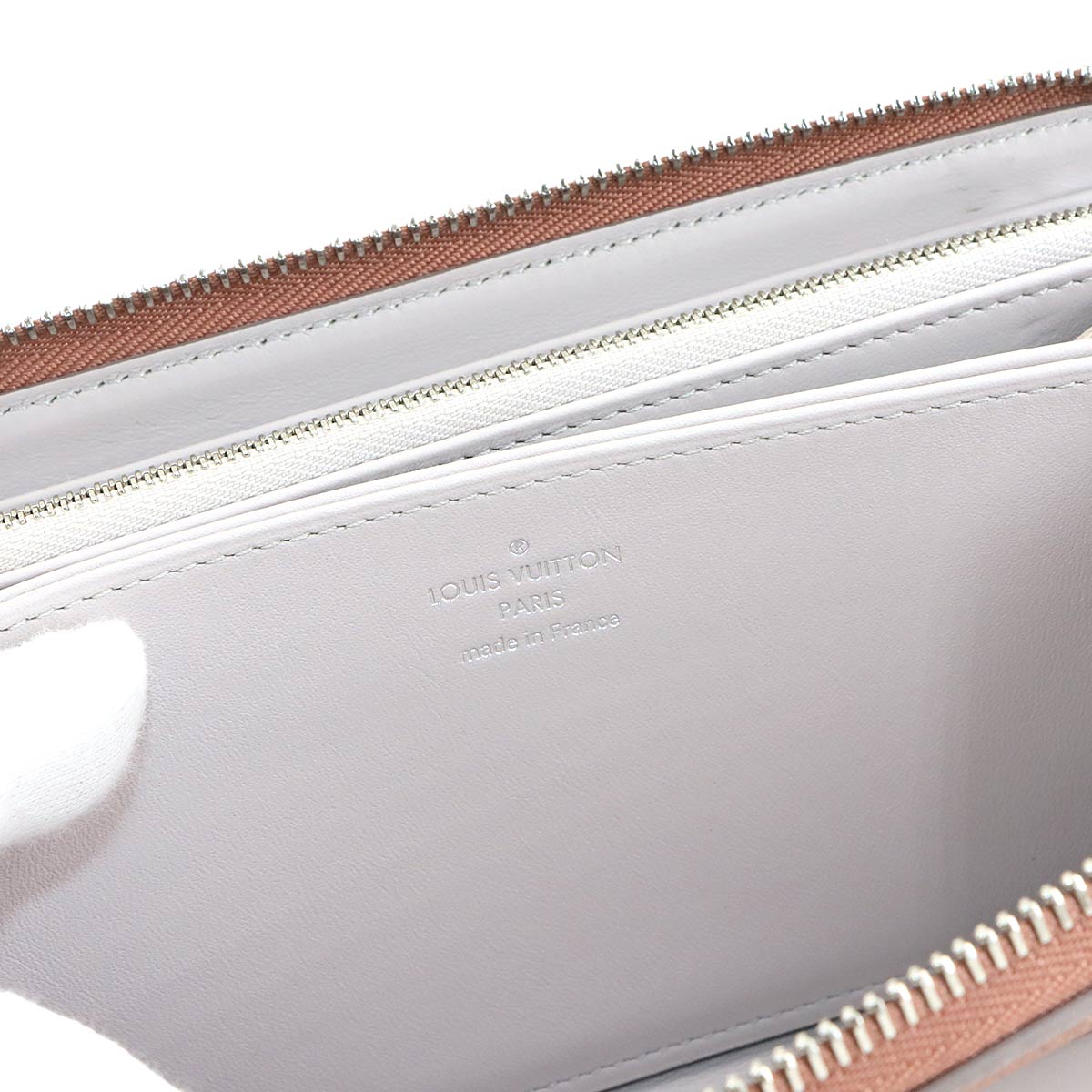 Mahina Zippy Long Wallet Leather Rose Pink M69427