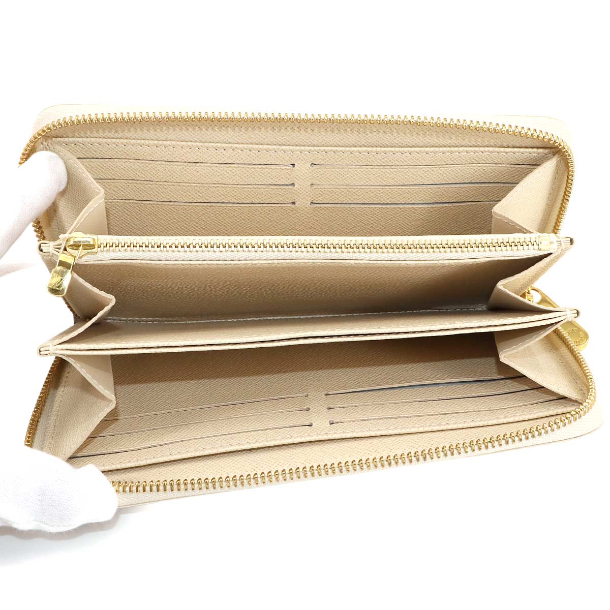 Damier Azur Zippy Wallet Beige N41660 Purse