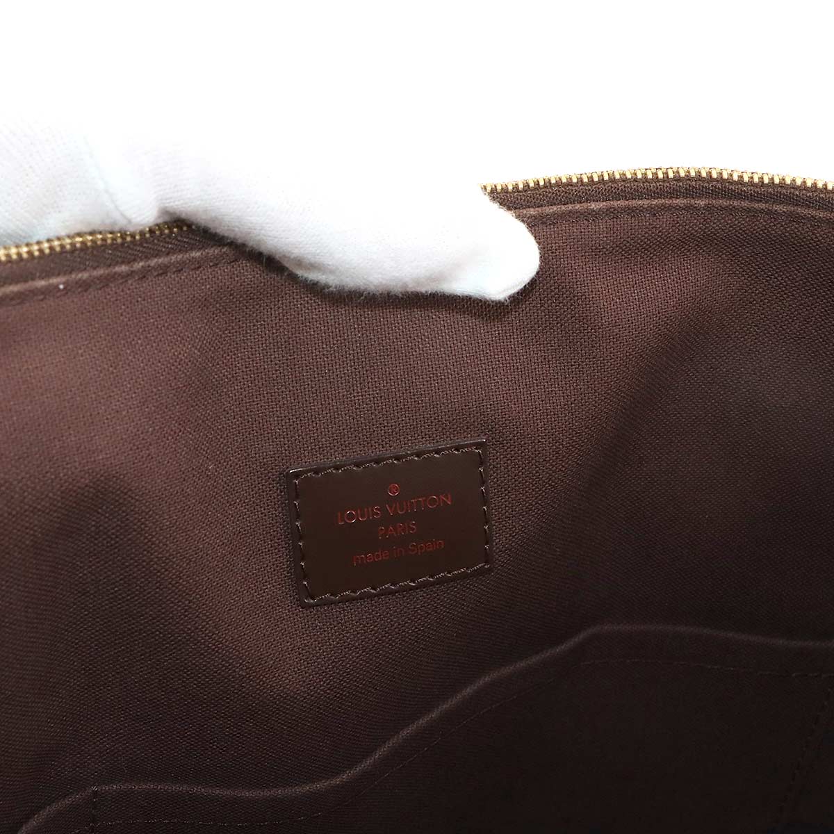 Damier Cabas Bobur Tote Bag Ebene N52006 Purse