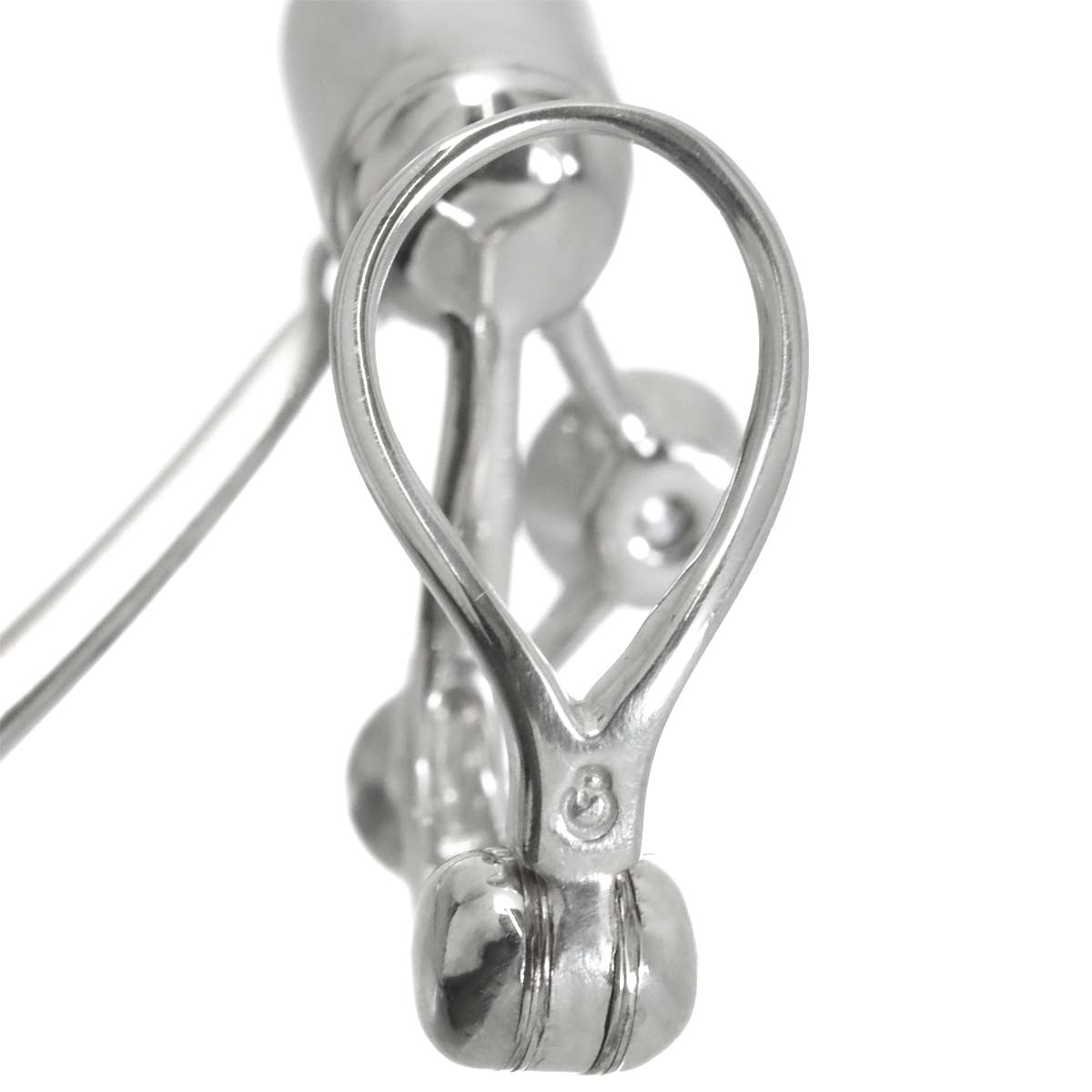 Diamond Earring Clip on 18K 14K WG One Piece only