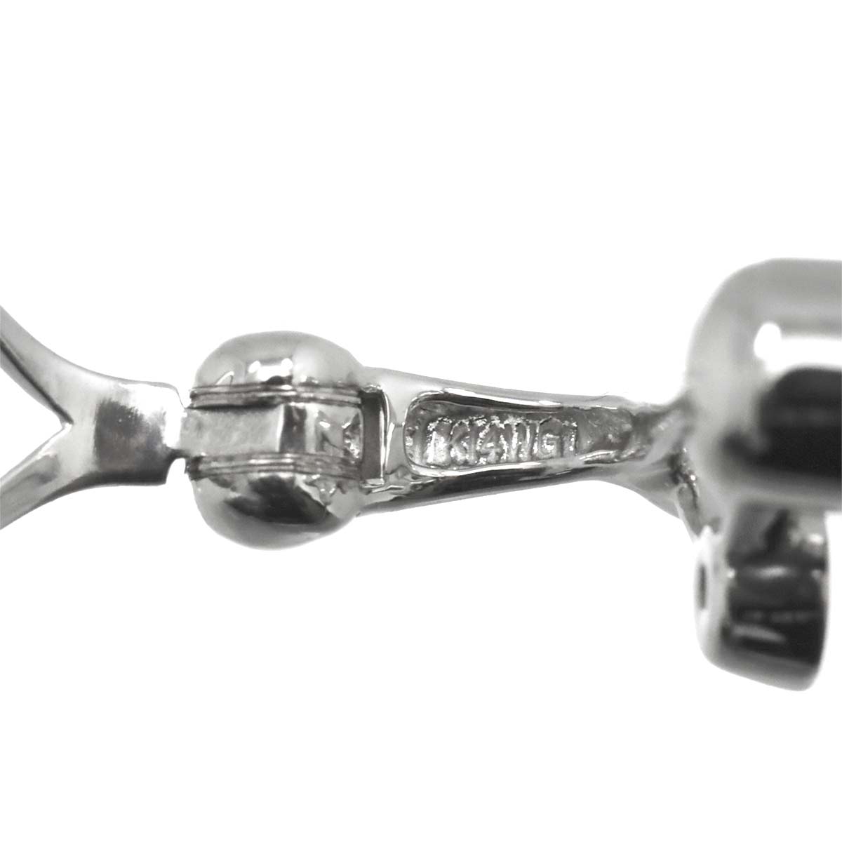 Diamond Earring Clip on 18K 14K WG One Piece only