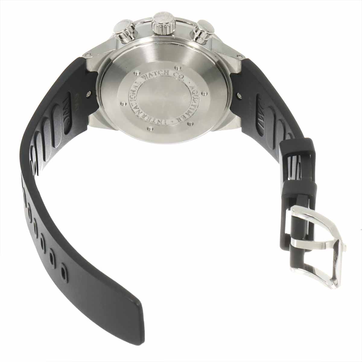 Aquatimer Chronograph IW371933 Automatic Black Dial Mens Watch