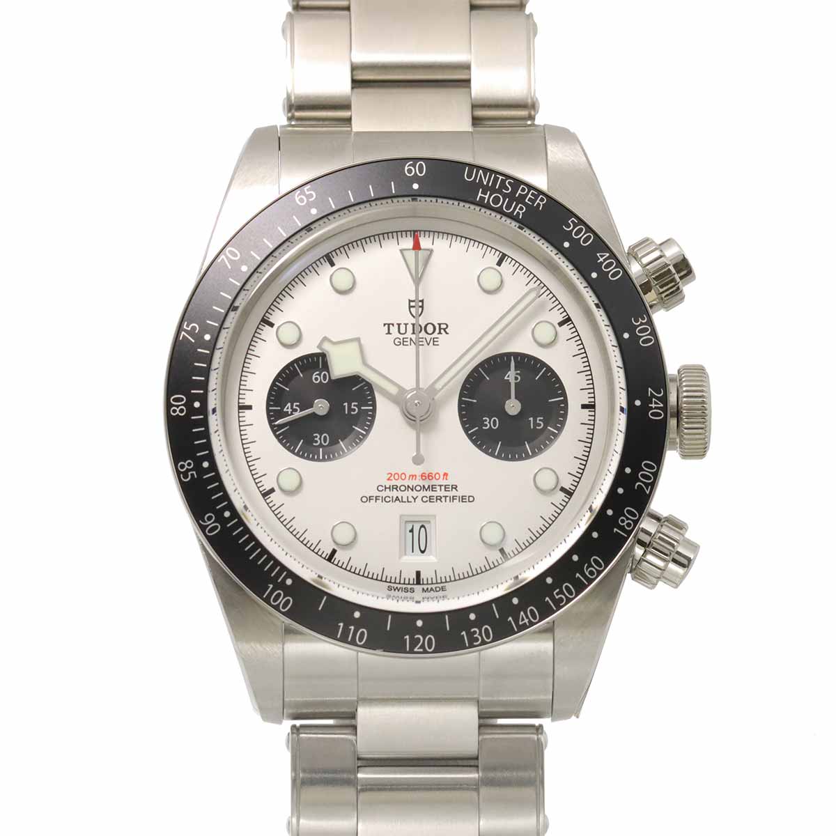 Black Bay Chronograph 79360N Automatic White Dial Mens Watch
