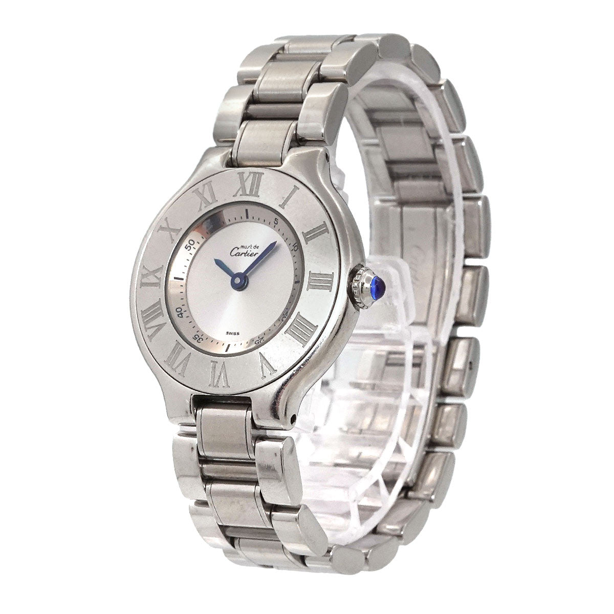 Must 21 W10109T2 Quartz Silver Dial Ladies Watch