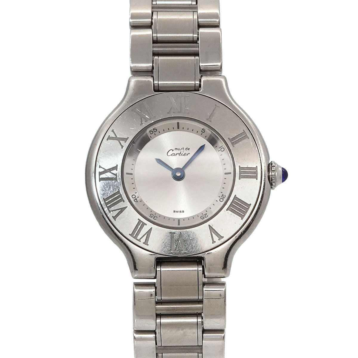 Must 21 W10109T2 Quartz Silver Dial Ladies Watch