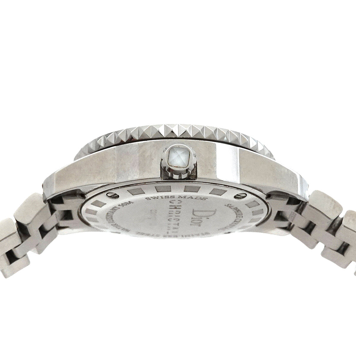 crystal CD112112 White Dial Quartz Ladies Watch