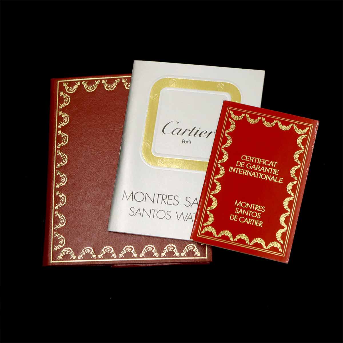 Santos Galbee LM Quartz YG Cream Dial Mens Watch