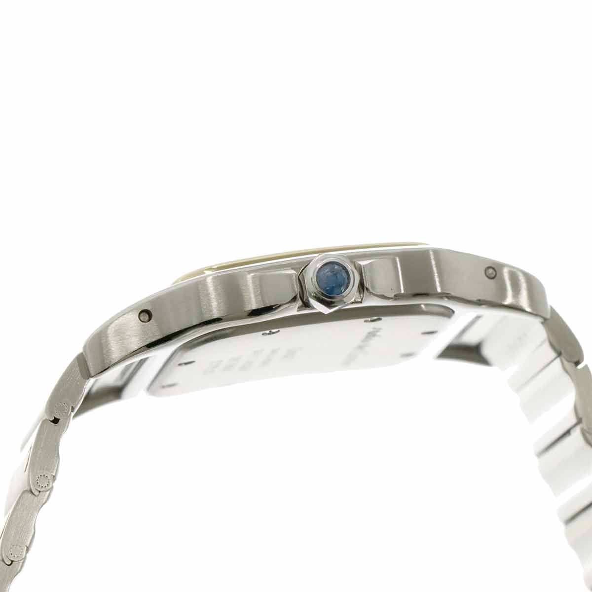 Santos Galbee LM Quartz YG Cream Dial Mens Watch