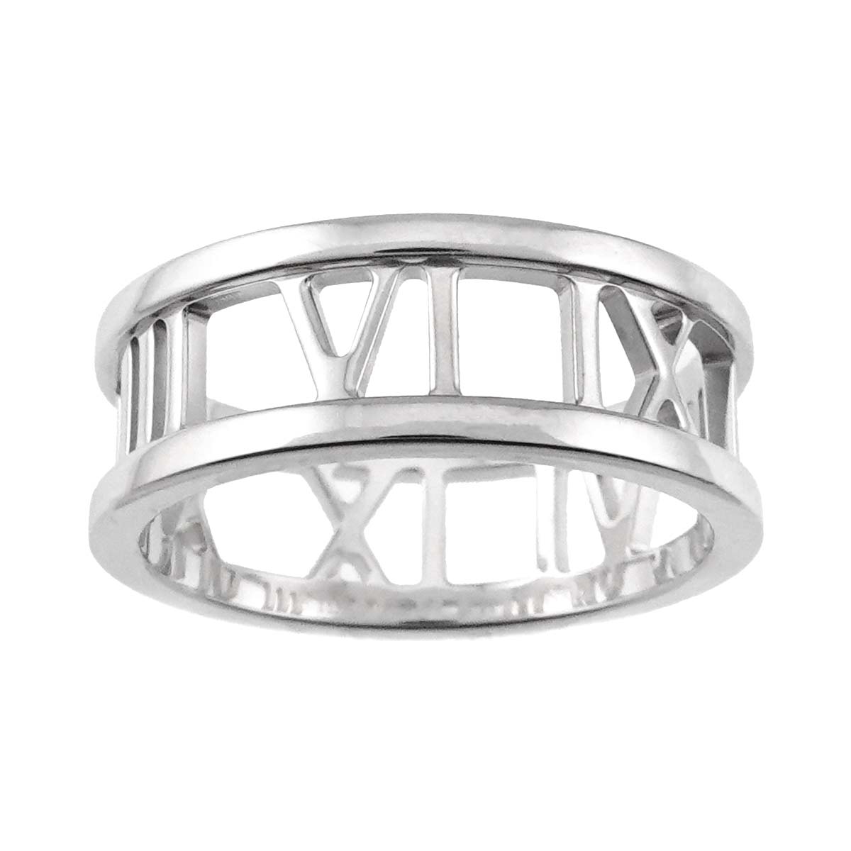 Atlas Diamond Ring 18K White Gold 750 size6(US)