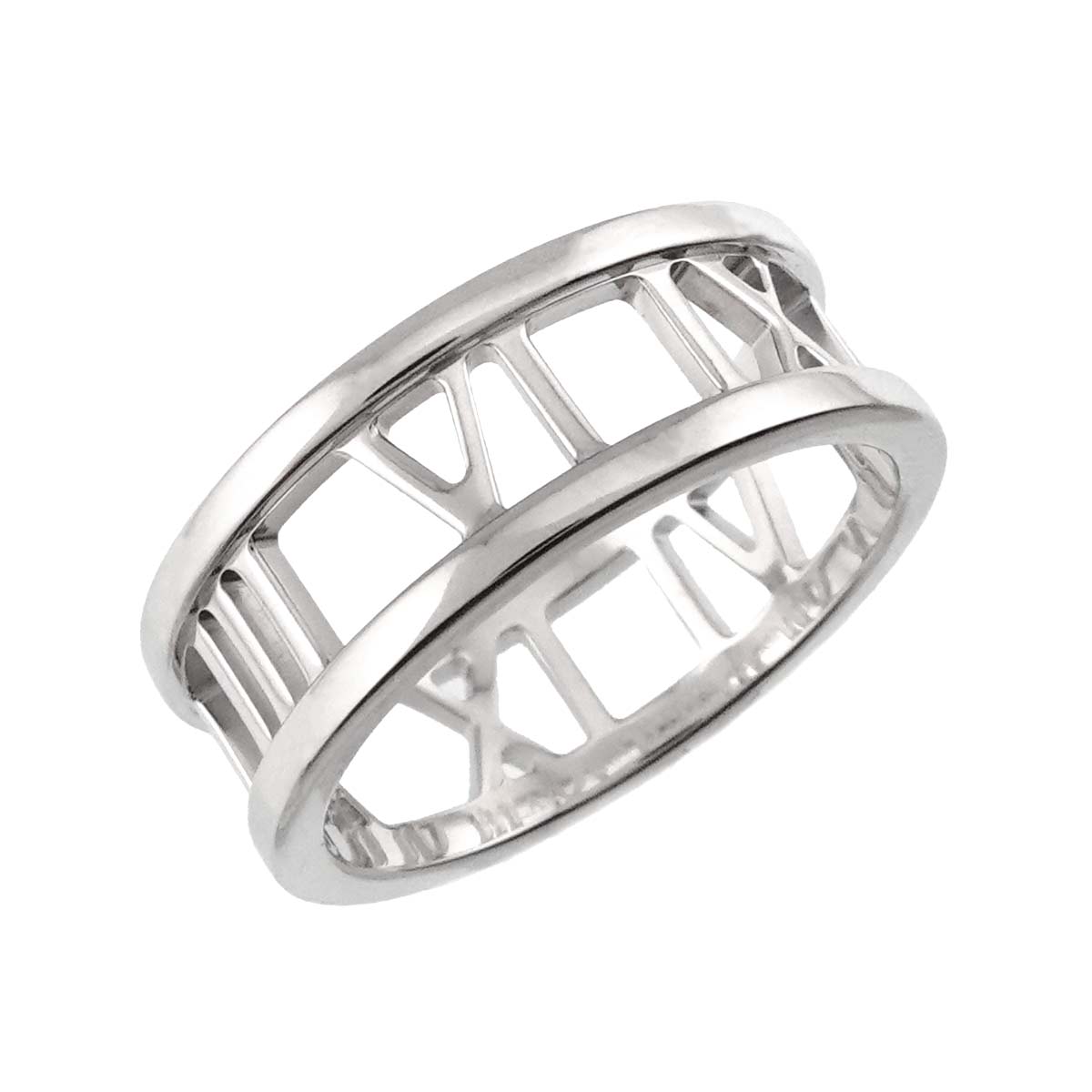 Atlas Diamond Ring 18K White Gold 750 size6(US)