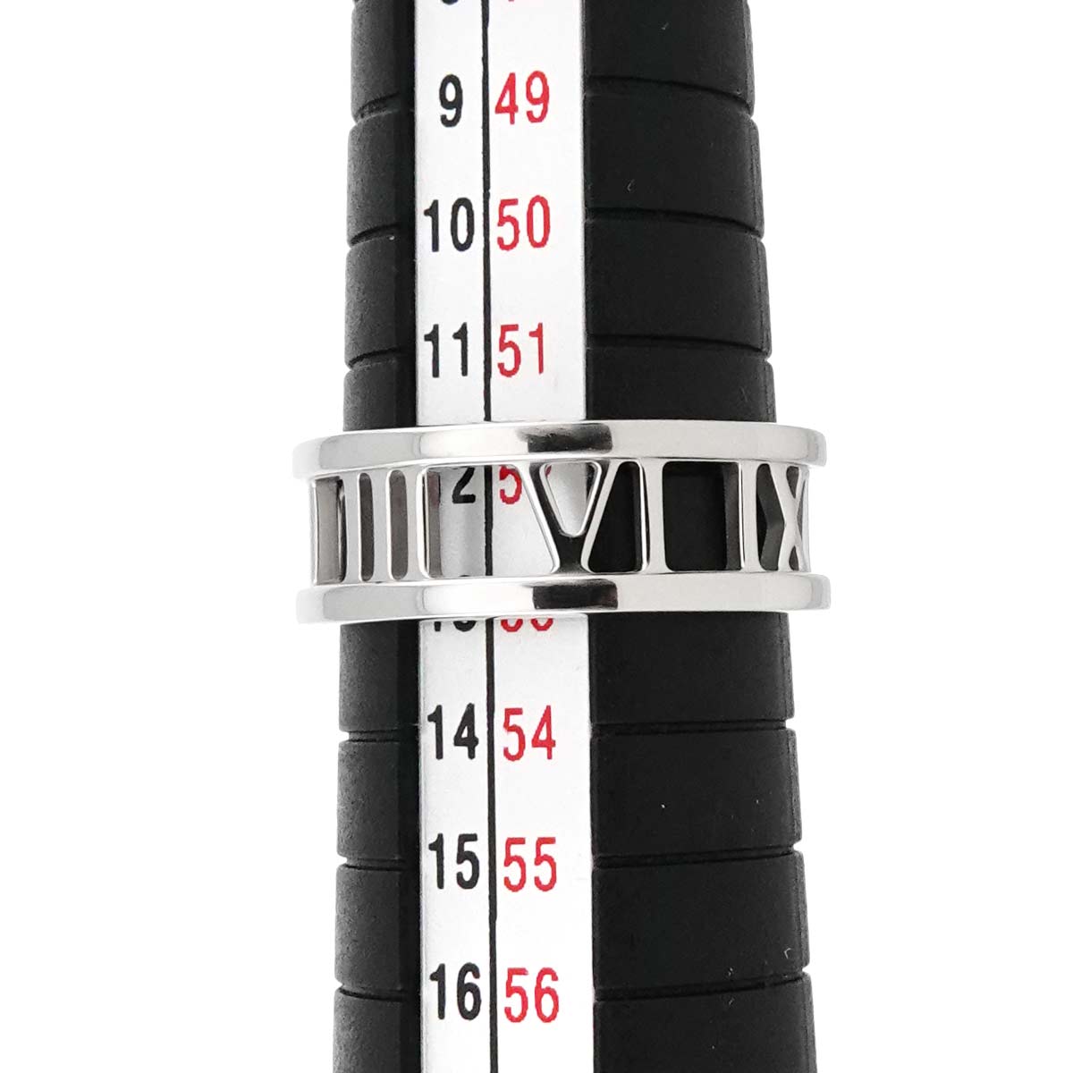 Atlas Diamond Ring 18K White Gold 750 size6(US)