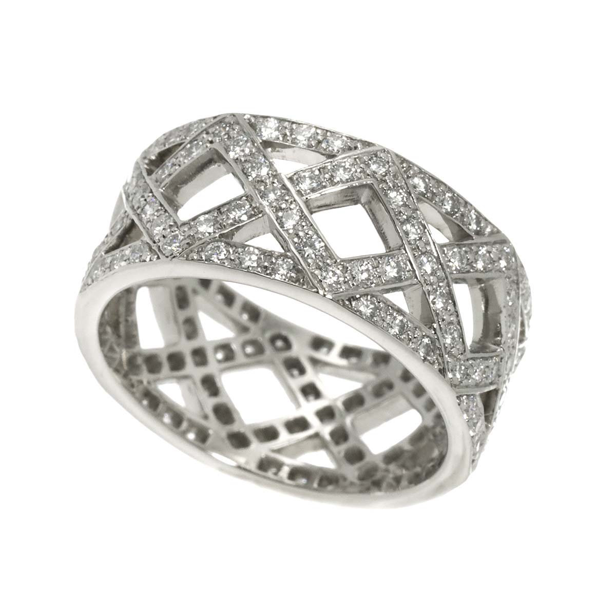 Diamond Ring Pt Platinum Size5.5-5.75(US)