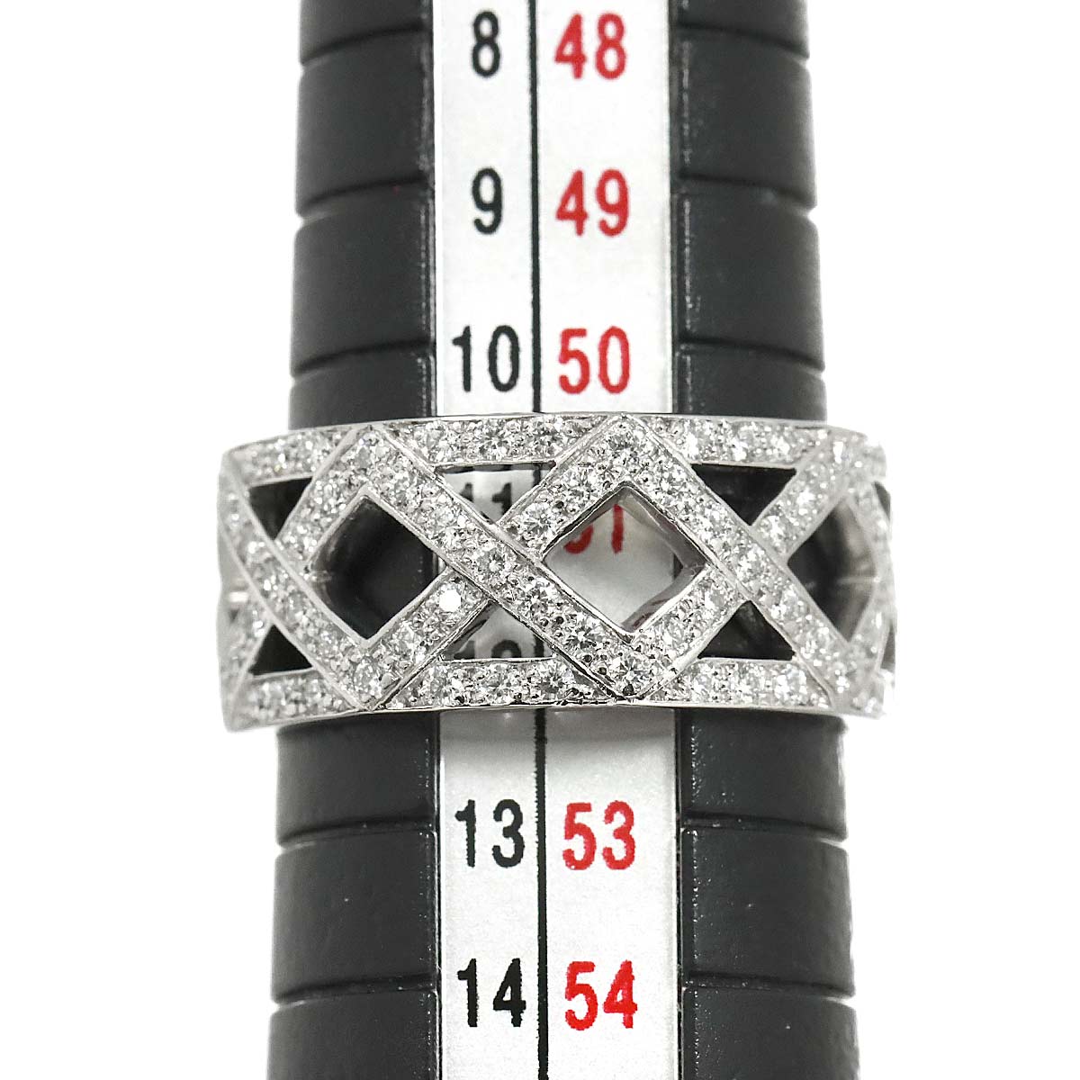Diamond Ring Pt Platinum Size5.5-5.75(US)