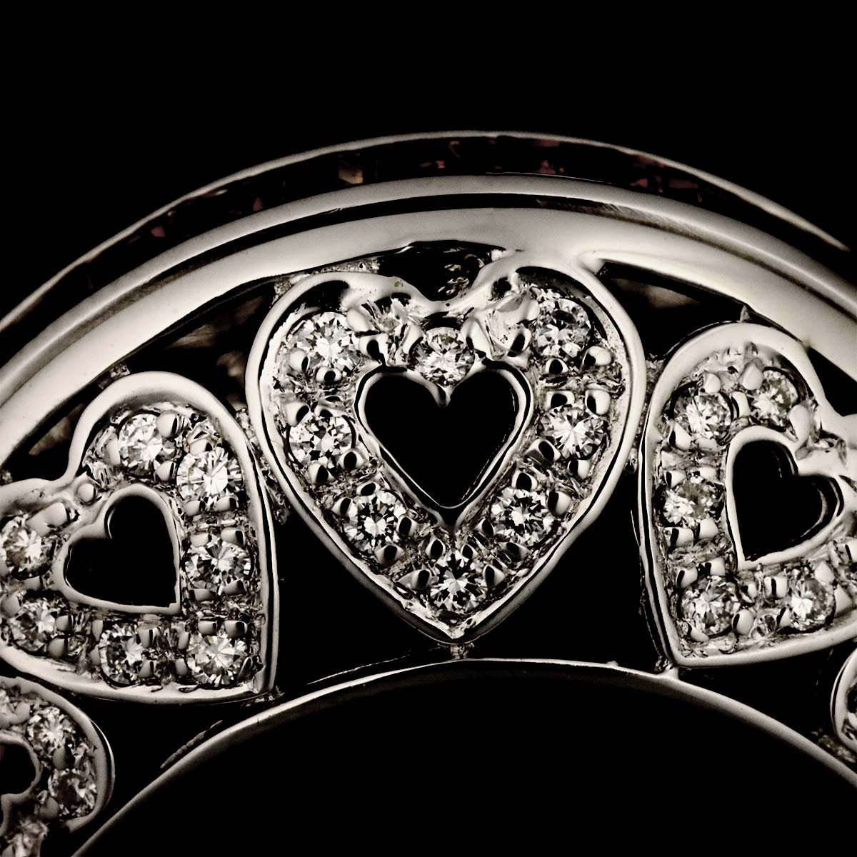 Sapphire 0.83ct Diamond 0.30ct Ring 18K WG 750 Size6.25-6.5(US)