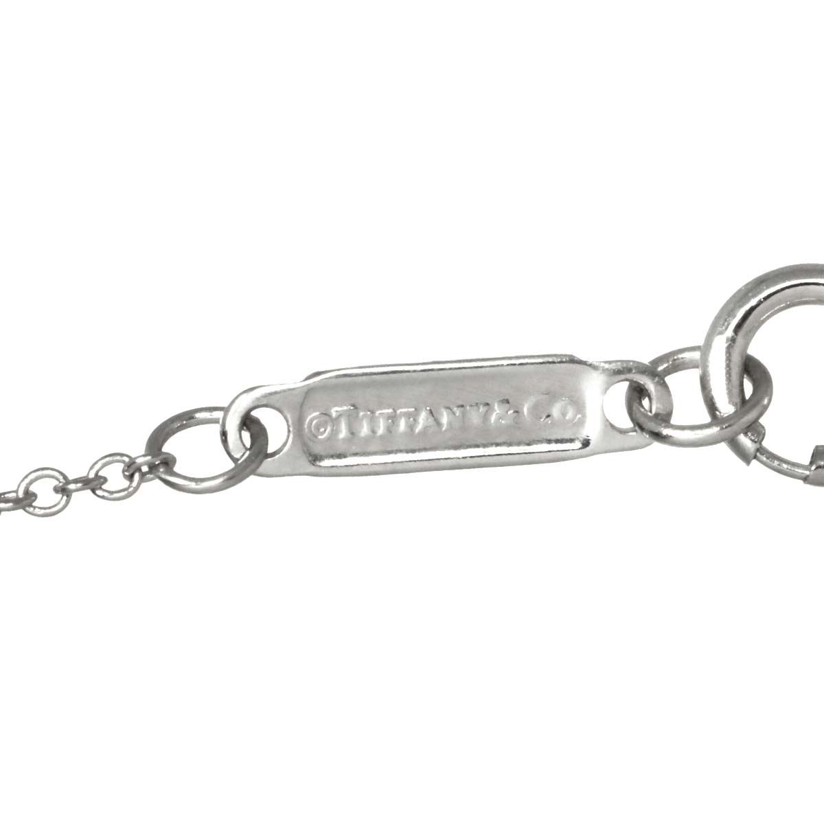 T Smile Diamond Necklace SM 18K White Gold 750